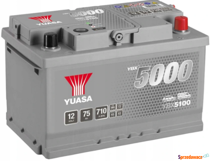 Akumulator 12V 75Ah 710A EN Yuasa...