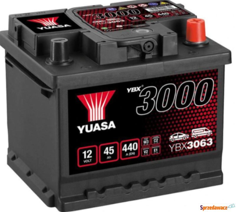 Akumulator 12V 45Ah 440A Yuasa...