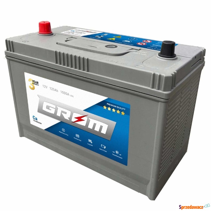 Akumulator GROM Premium 12V 125Ah...