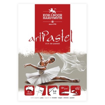 KIN BLOK DO PASTELI  ARTPASTEL  GREY  A4 20 ARK. 180 G.
