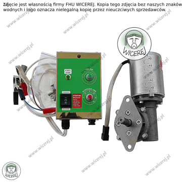 Napęd elektryczny do miodarek 12V - analogowy, silnik do wirówki do miodu