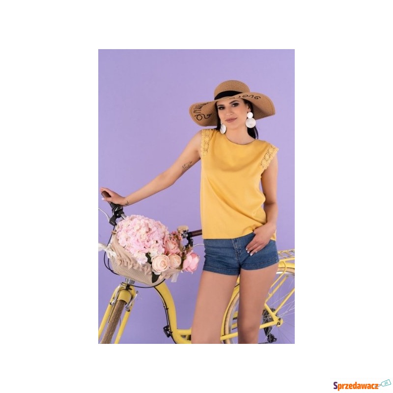 Bluzka damska Merribel Arase Mustard