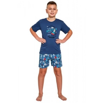 Piżama chłopięca Cornette Blue dock 790/96