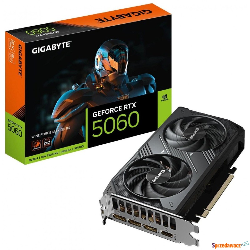 Gigabyte GeForce RTX 5060 WINDFORCE MAX OC 8GB... - Karty graficzne - Łódź
