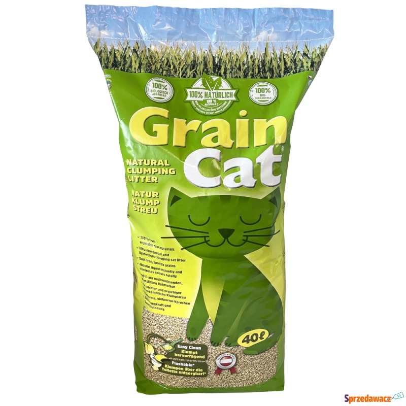 GrainCat żwirek dla kota - 40 litrów (11,55 kg) - Żwirki do kuwety - Jelenia Góra