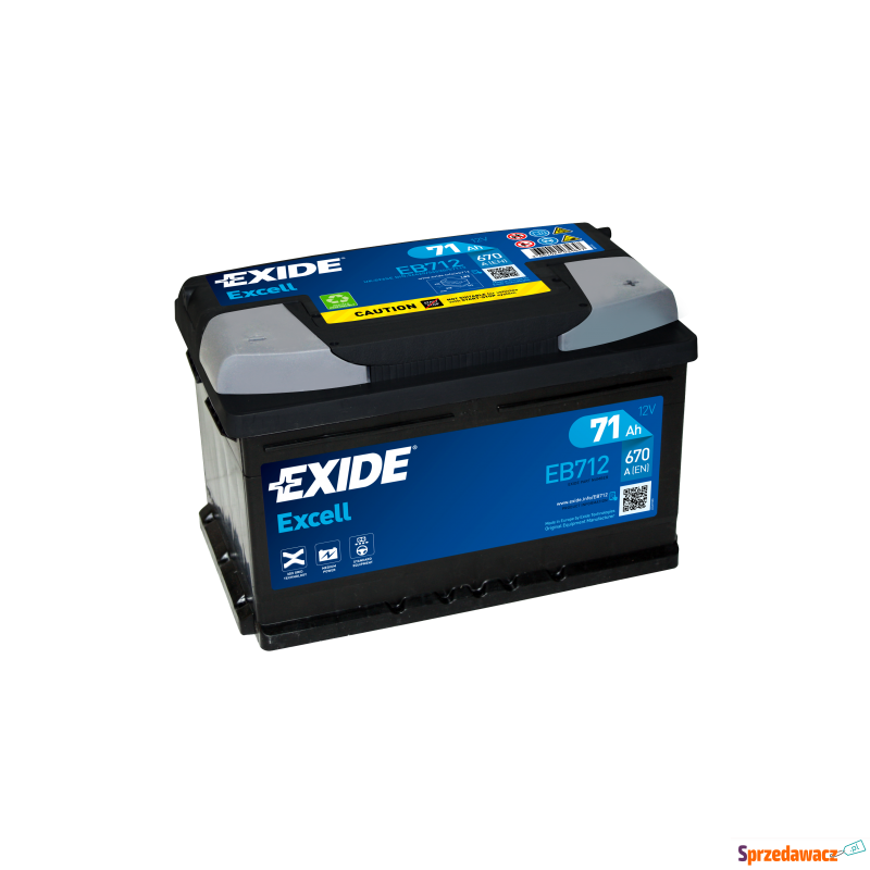 Akumulator 71Ah 670A Exide Excell...