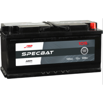 Akumulator 105Ah 850A Specbat Agm Start&Stop Prawy Plus