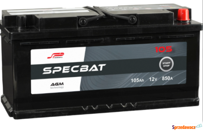 Akumulator 105Ah 850A Specbat Agm Start&Stop Prawy... - Akumulatory - Żywiec