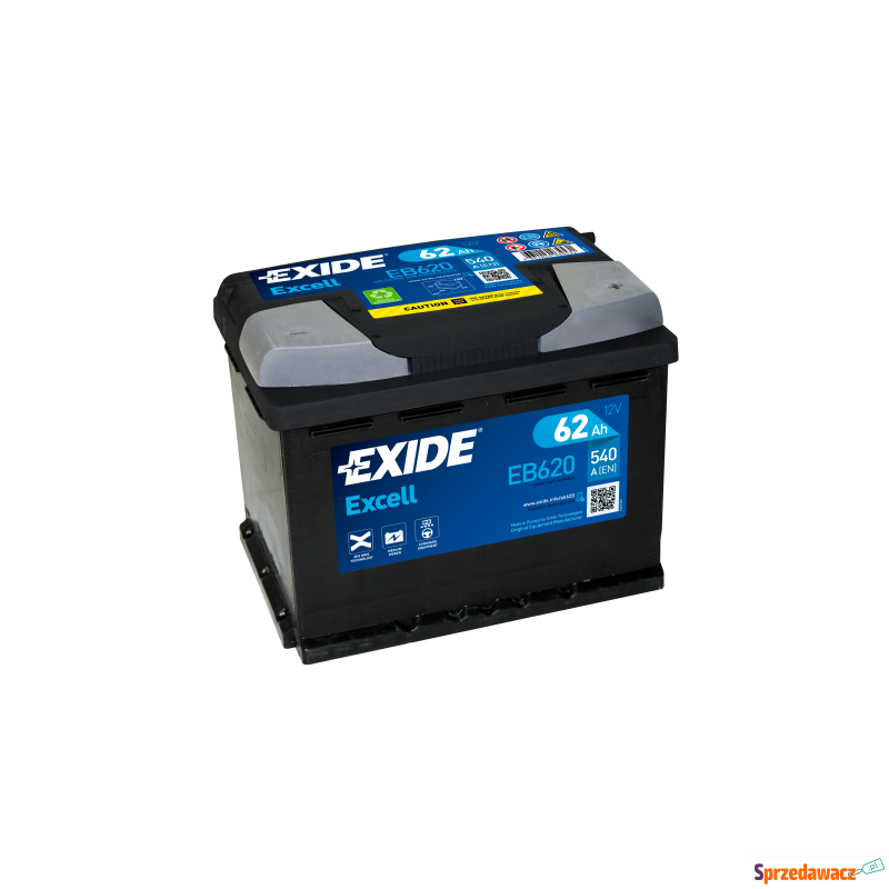 Akumulator 62Ah 540A Exide Excell - Darmowy Dowóz... - Akumulatory - Białystok