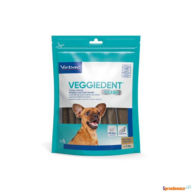 Virbac VEGGIEDENT Fresh dla psów - 30 x 9 g XS... - Przysmaki dla psów - Brzeg