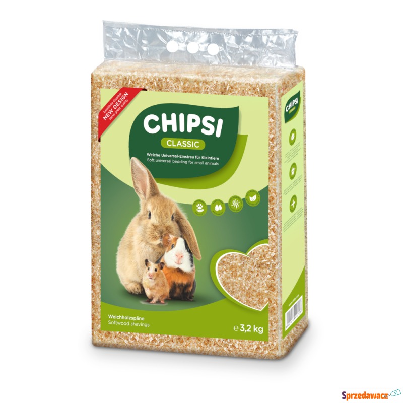 Chipsi Classic podściółka dla małych zwierząt... - Akcesoria - Siedlce