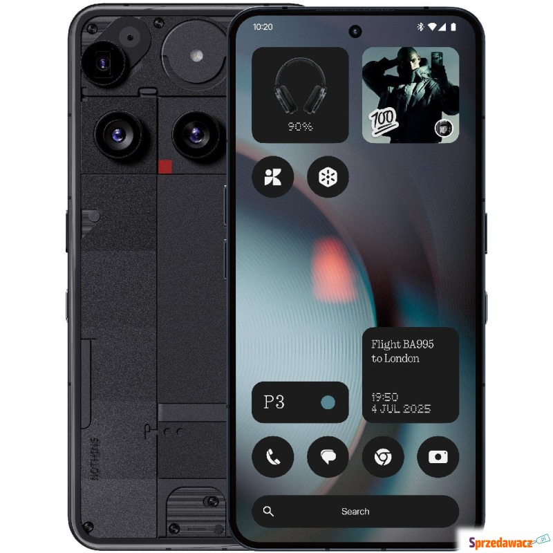 Smartfon Nothing Phone (3) 5G 12/256GB Czarny... - Smartfony - Chorzów
