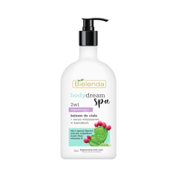 Bielenda 2w1 Regenerujący balsam do ciała + Serum witaminowe w kapsułkach