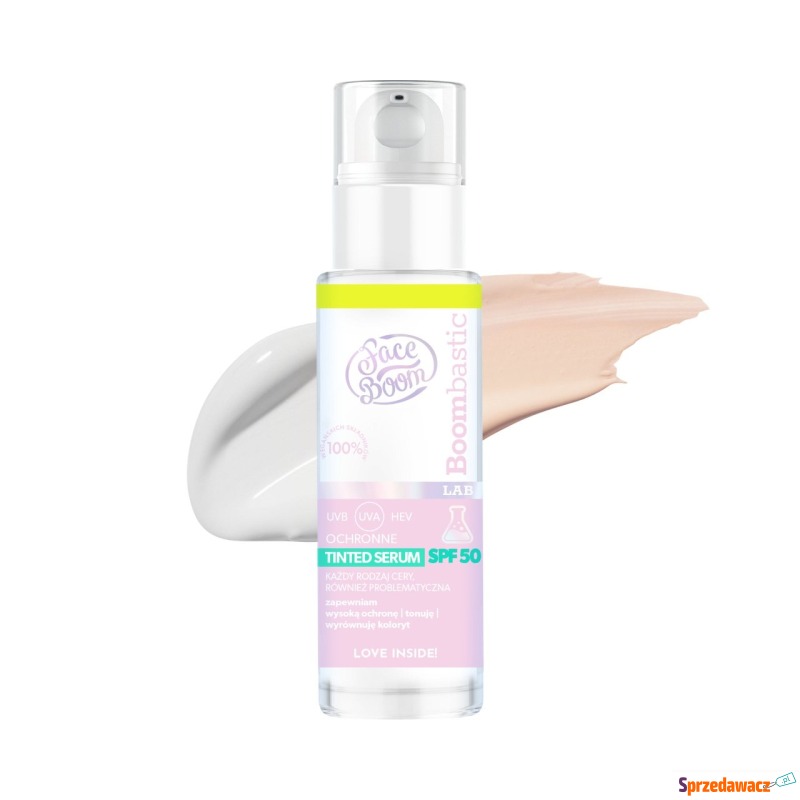 FaceBoom Tinted ochronne serum SPF 50 - Pielęgnacja twarzy, szyji - Chorzów