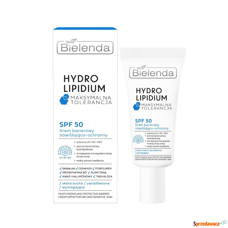 Bielenda Krem barierowy SPF50 nawilżająco-ochronny - Pielęgnacja twarzy, szyji - Radom