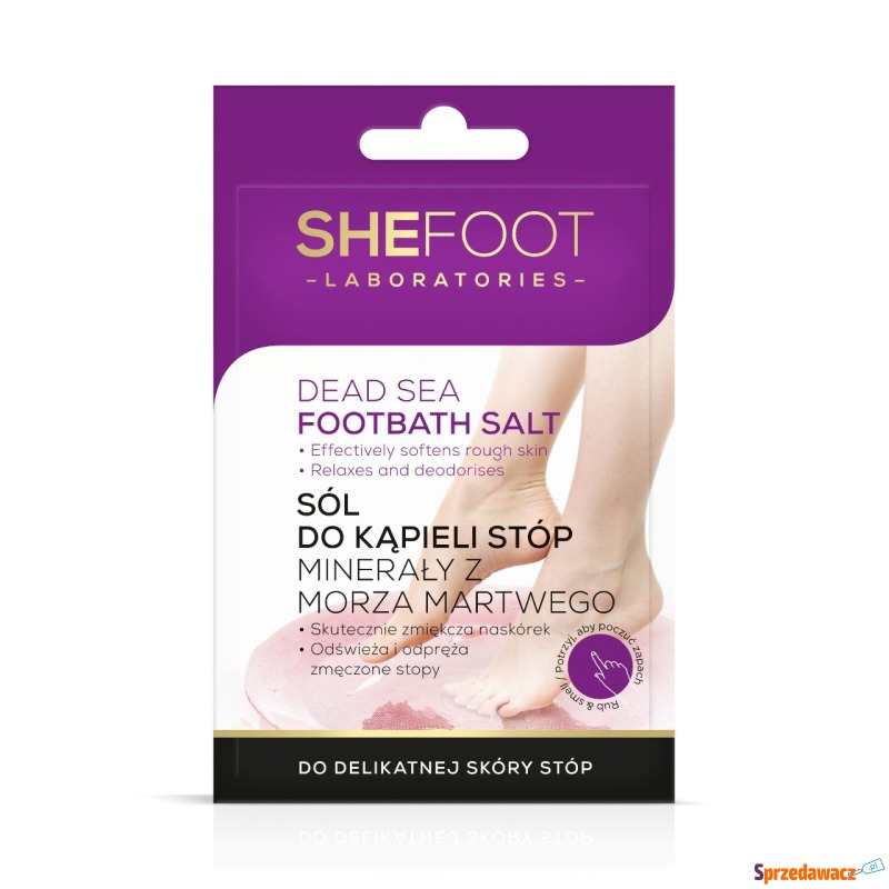 SheFoot Sól do kąpieli stóp - Pielęgnacja dłoni, stóp - Leszno