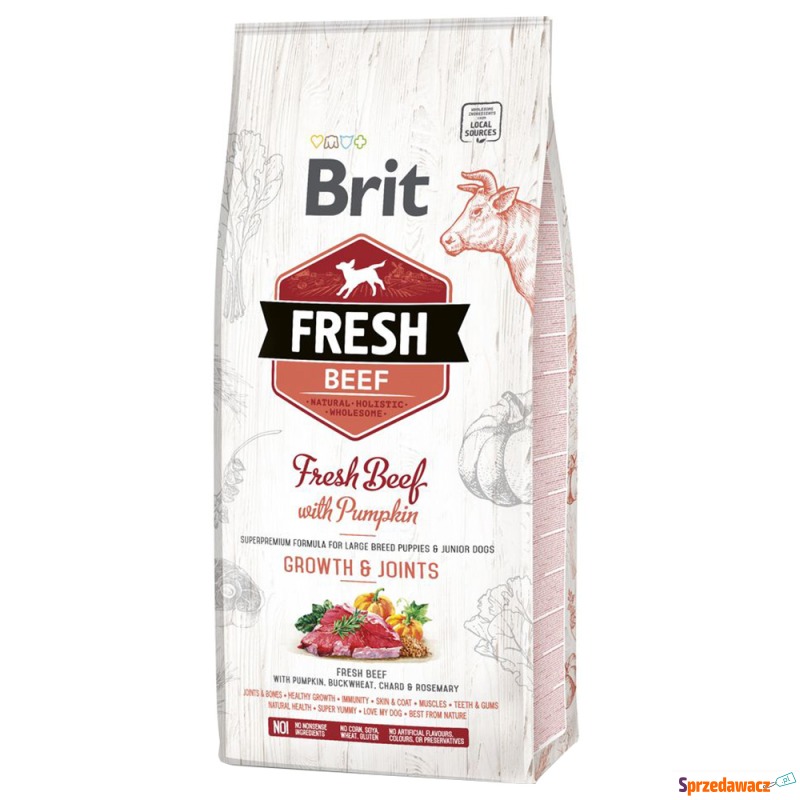 Brit Fresh Puppy Large, wołowina...