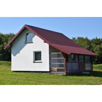 Domek wypoczynkowy 60m2 na działce 8,3a- Dylągowa.