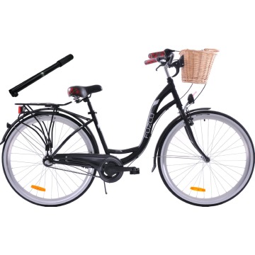 Fuzlu Rower miejski 28 Fuzlu Nevada S3 czarny