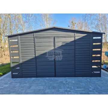 Schowek Domek Ogrodowy 3x3 + 2x wiata 0,5m Brama... - Altany, domki, namioty - Sieradz - zdjęcie 4