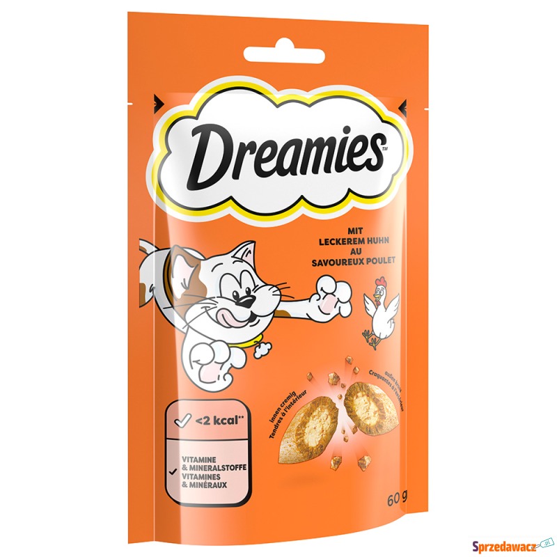 Dreamies przysmaki dla kota - Kurczak, 60 g - Przysmaki dla kotów - Bełchatów