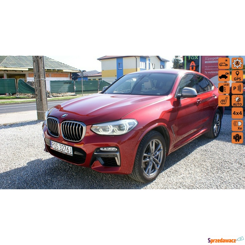 BMW X4  SUV 2019,  3.0 benzyna, automat - Na sprzedaż za 148 000 zł - Ostrów Wielkopolski