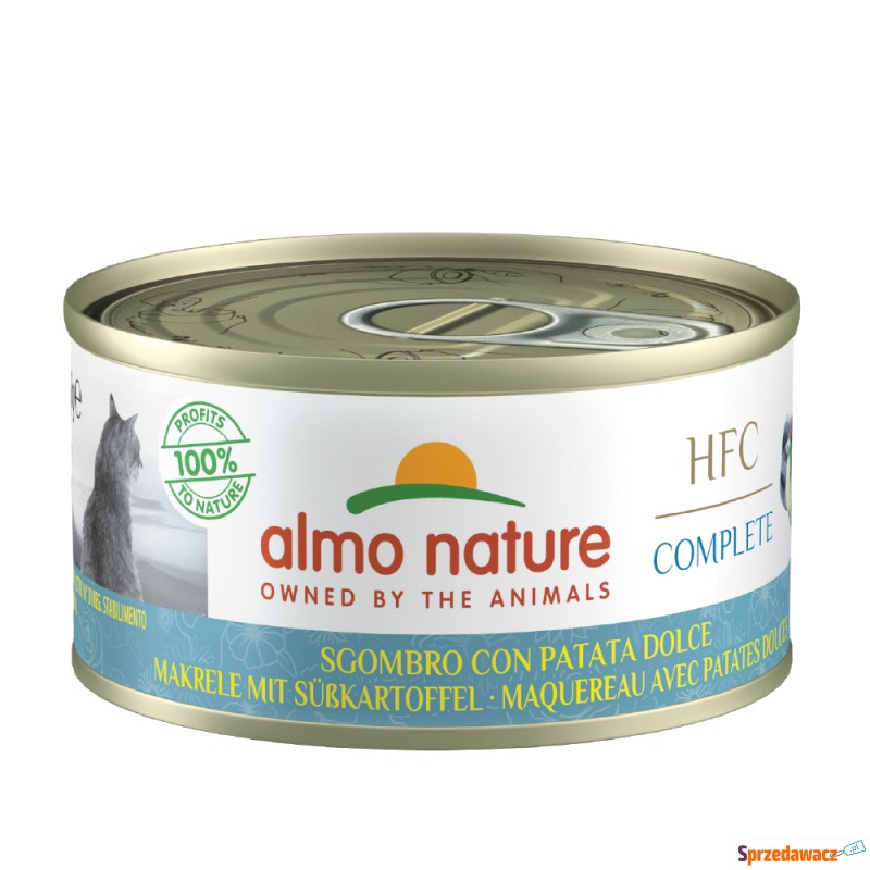 Almo Nature HFC Complete, 6 x 70 g - Makrela ze... - Karmy dla kotów - Olsztyn