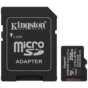 Kingston microSDXC Canvas Select Plus Gen3 256GB 150R Class 10 UHS-I