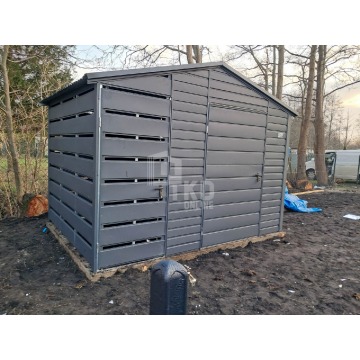Schowek domek ogrodowy 2,2x2m + wiata 0,8m + drzwi... - Altany, domki, namioty - Chodzież - zdjęcie 4