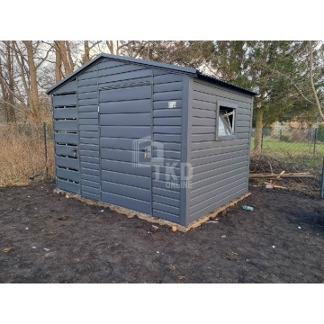 Schowek domek ogrodowy 2,2x2m + wiata 0,8m + drzwi... - Altany, domki, namioty - Chodzież - zdjęcie 3