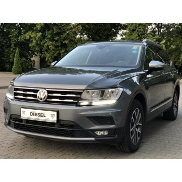 Volkswagen Tiguan - Bezwypadkowy Mk2 2018 2.0 TDI 150 KM 7 osób Automat Navi Led Hak Dsg