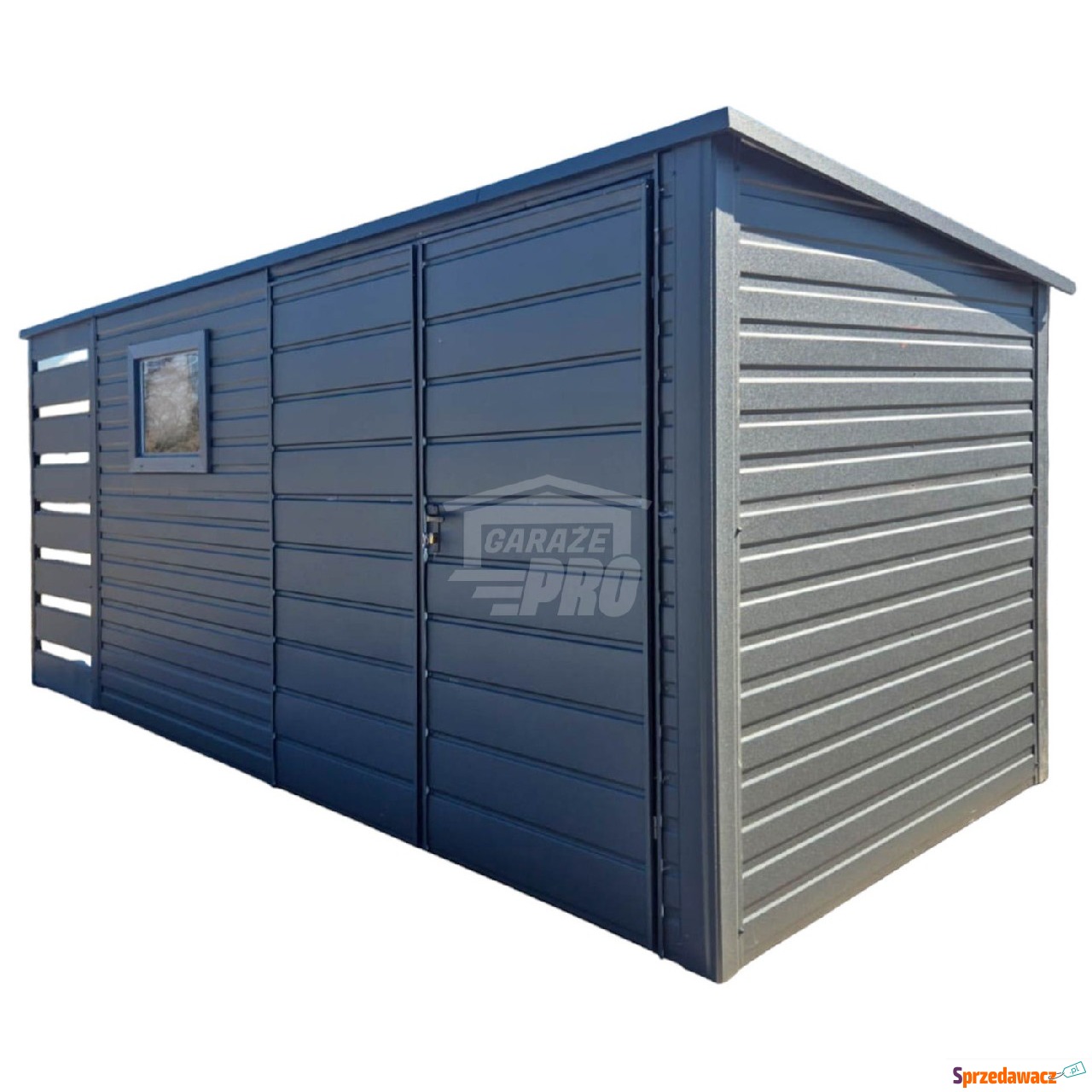 Schowek Domek Ogrodowy 4x2m + wiata...
