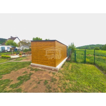 Schowek Domek Ogrodowy 4x2m + wiata 1,5m drzwi... - Altany, domki, namioty - Nysa - zdjęcie 3