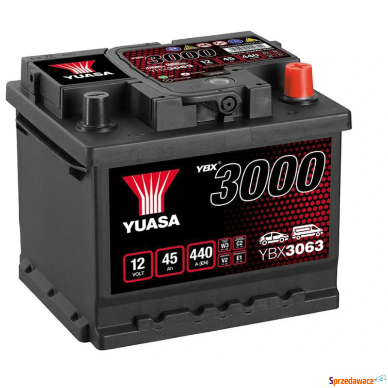 Akumulator 45Ah 440A Yuasa YBX3063...