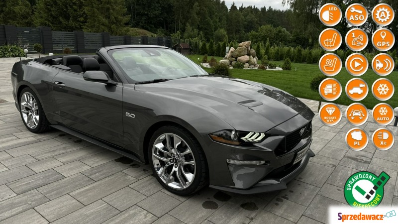 Ford Mustang  Kabriolet 2019,  5.0 benzyna, automat - Na sprzedaż za 149 995 zł - Gdańsk