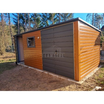 Schowek domek ogrodowy 4,5x2m + wiata 2m brama... - Altany, domki, namioty - Siedlce - zdjęcie 2