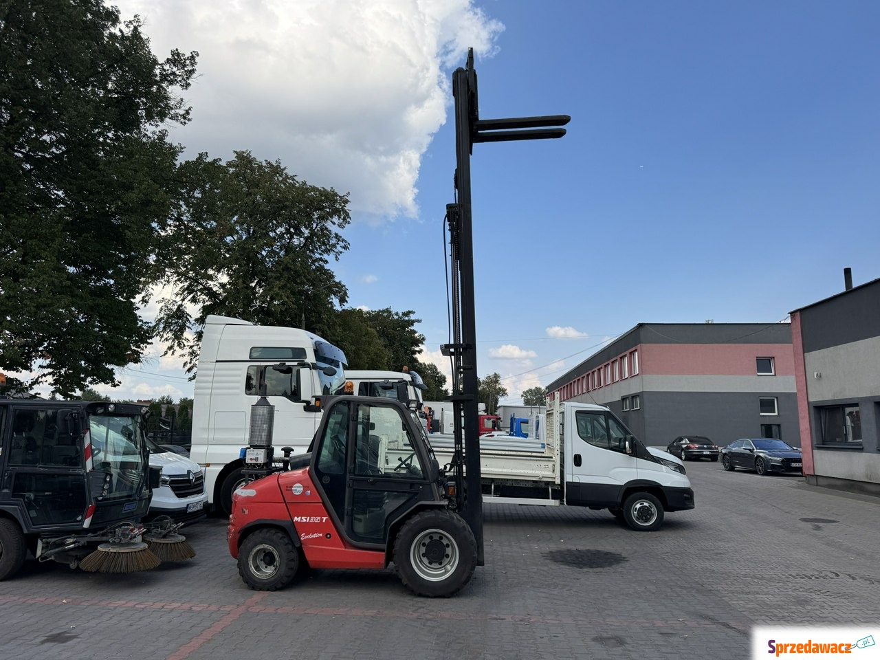 wózek widłowy manitou msi 35t,...