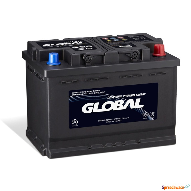 Akumulator 70Ah 760A AGM Global - Darmowy dowóz... - Akumulatory - Białystok