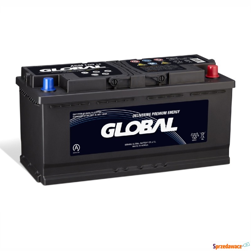 Akumulator 105Ah 950A AGM Global - Darmowy Dowóz... - Akumulatory - Białystok