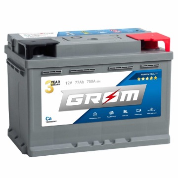 Akumulator GROM Premium 77Ah 750A