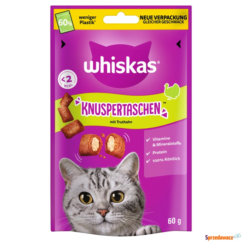 Whiskas Temptations, chrupiące poduszeczki -... - Przysmaki dla kotów - Chełm