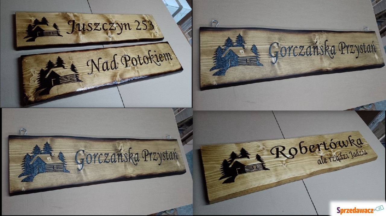 NAPIS na desce grafika logo szyld...