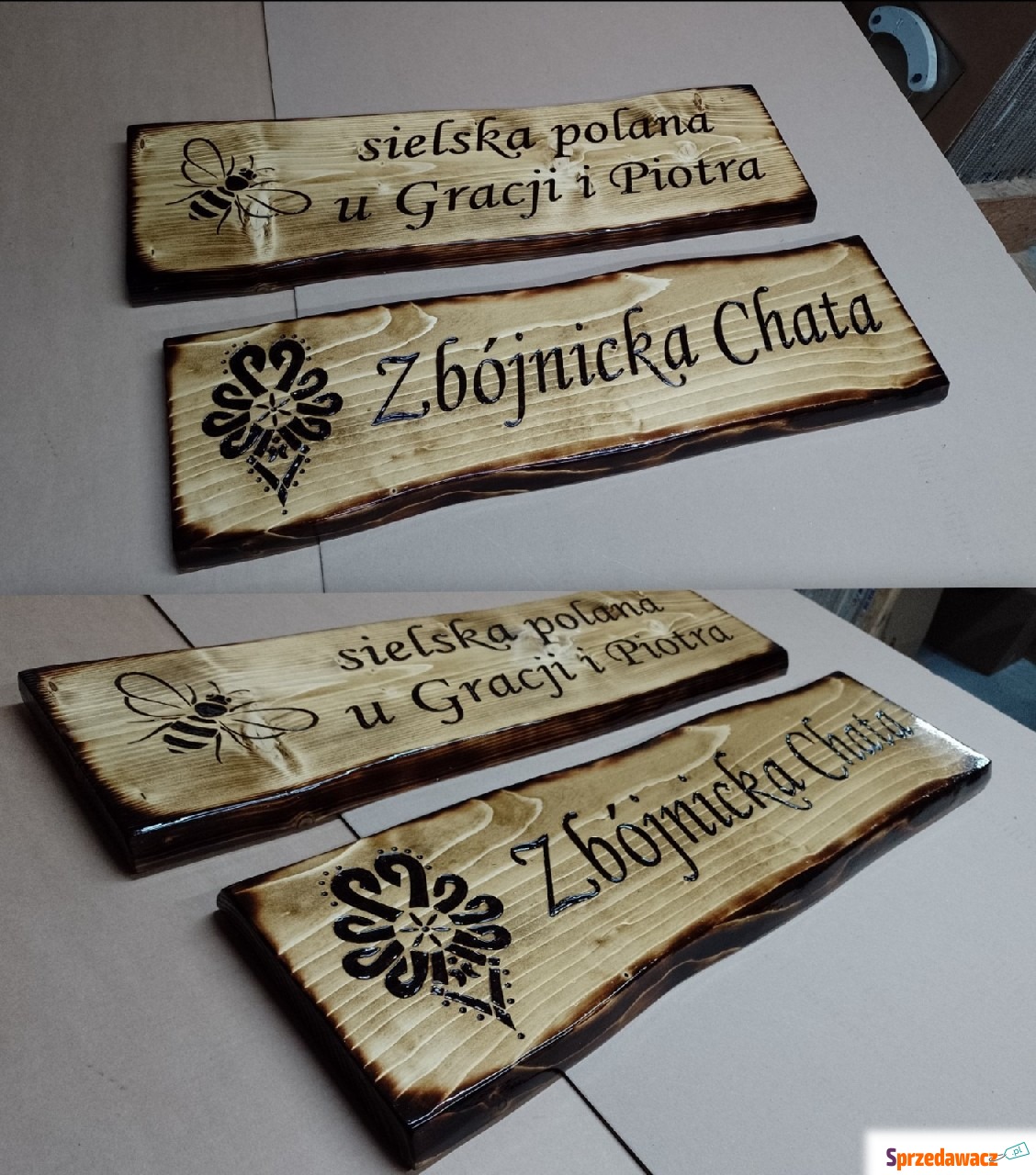 SZYLD drewniany ozdobny na domek...