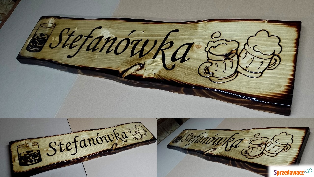 Szyld drewniane reklamowy baner...