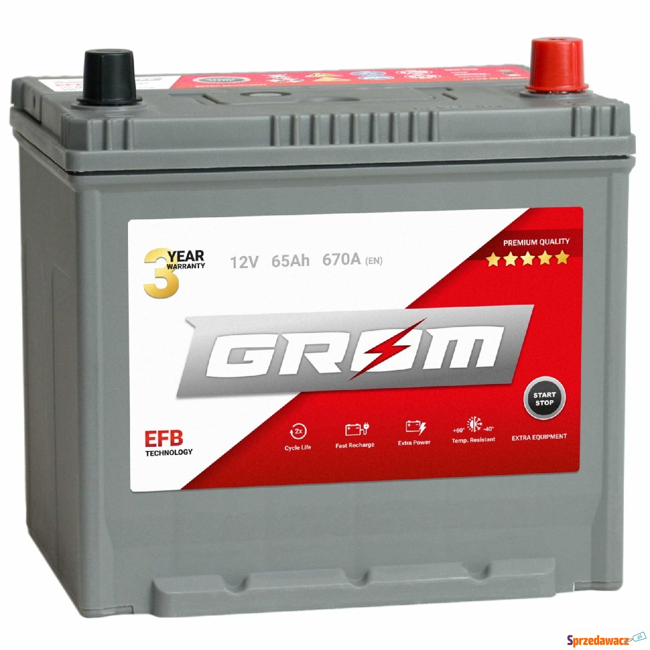 Akumulator Grom Efb Start&Stop...
