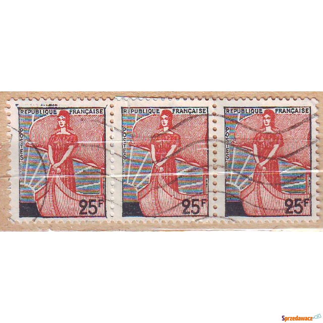 Francja zn. Mi 1259 x 3 kas 1959