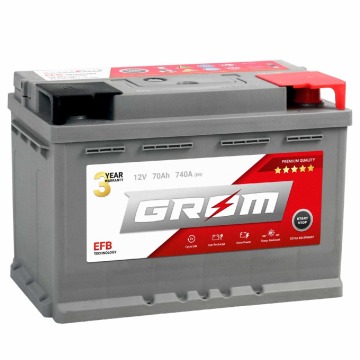 Akumulator Grom Efb Start&Stop 70Ah 740A
