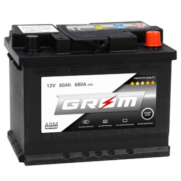 Akumulator Grom Agm Start&Stop 60Ah 680A