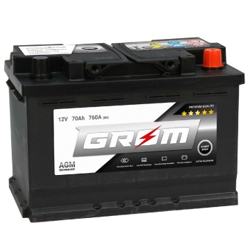 Akumulator Grom Agm Start&Stop 70Ah 760A