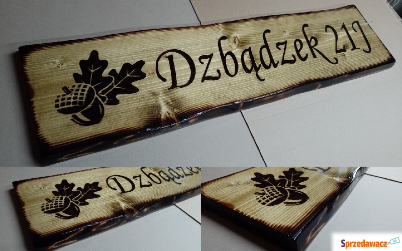 Wypalanie na drewnie tablica szyld tabliczka deska... - Pozostałe meble - Roczyny